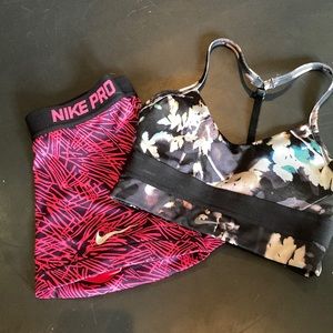 Nike mismatched workout bundle